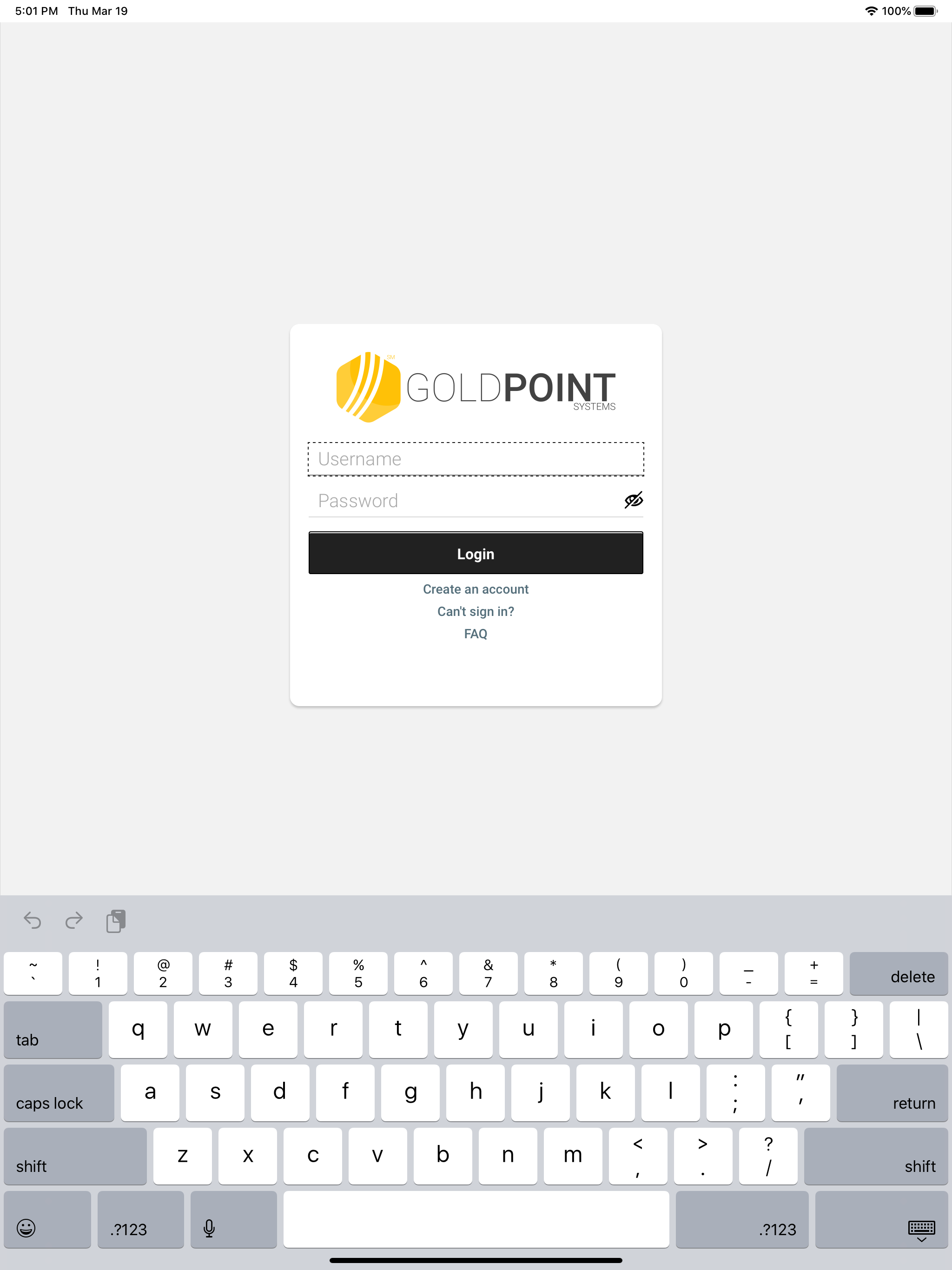 GOLD Account Center screenshot 4