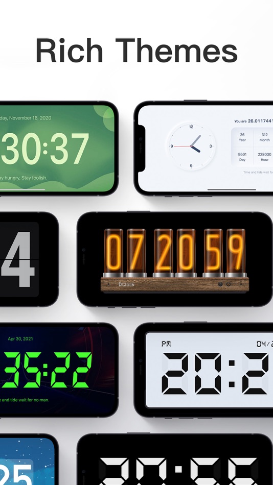 #3. DClock - Digital Flip Clock (iOS) 由: 少杰 施