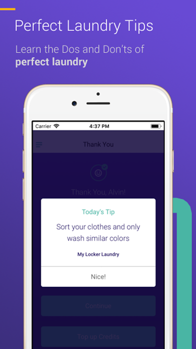 My Laundry - Drycleaning box iPhone screenshot 5 - Lifestyle app