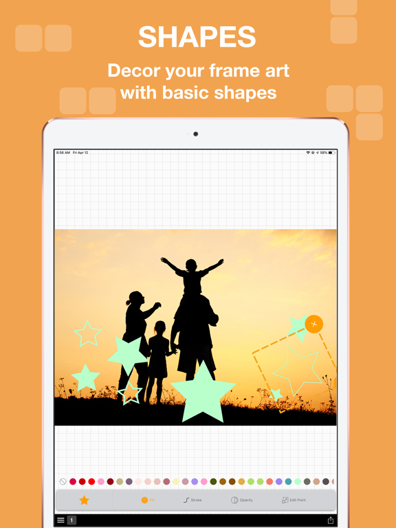 CollaPic-Carousel Video Layout iPad screenshot
