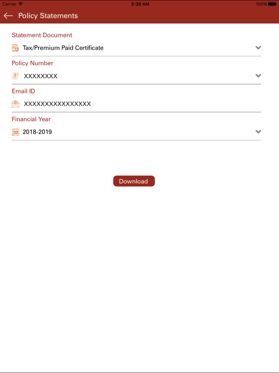 ICICI Prudential Life App iPad screenshot 4 - Finance app