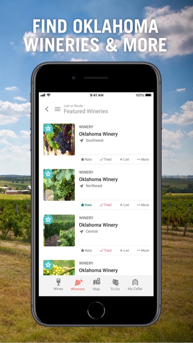Oklahoma Wine Trails Screenshot