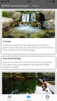 wild swimming spain iPhone Captures Décran 2