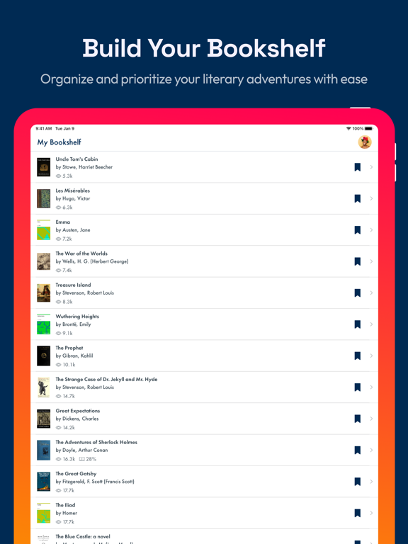 FreeBooks: 76,000+ Top Reads iPad screenshot 3 - Book app