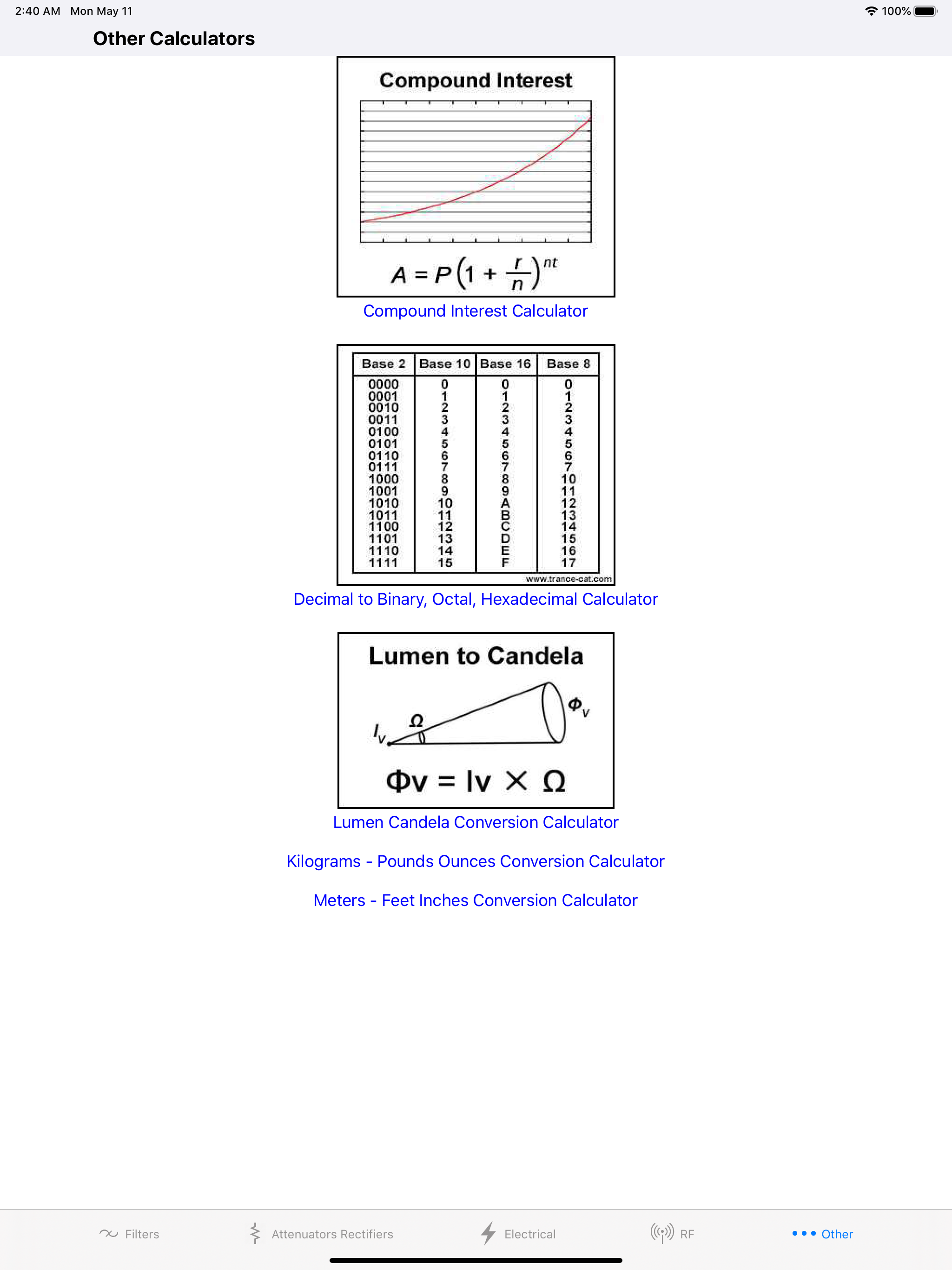 Resistor Code Calculators screenshot 16