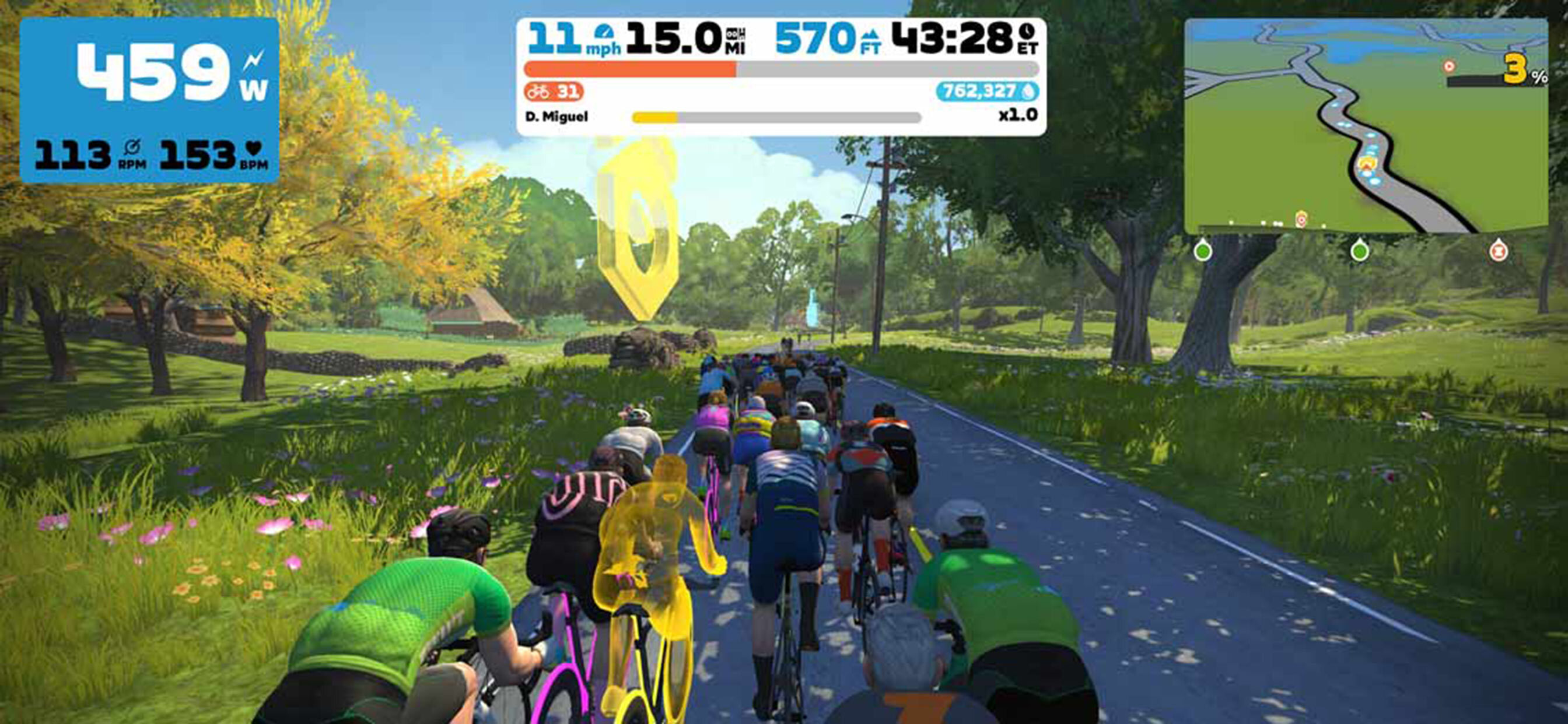 Zwift: インドアサイクリングフィットネス