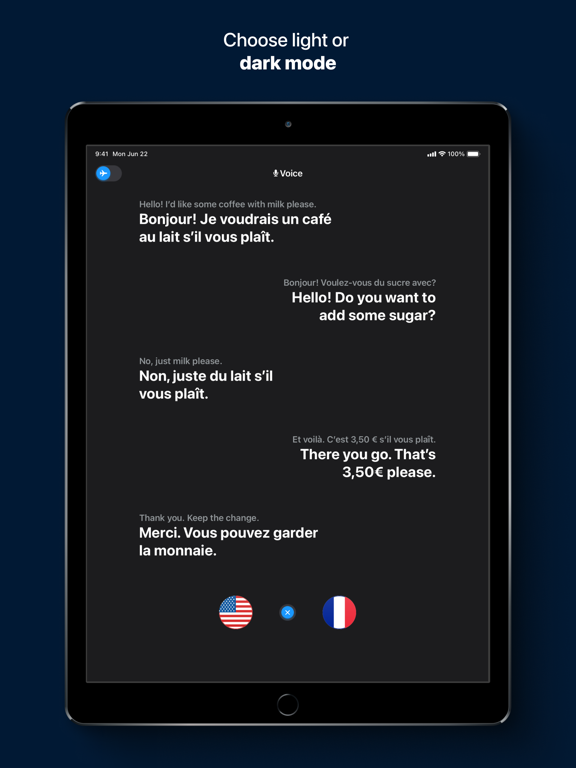 iTranslate Translator iPad screenshot 7 - Productivity app