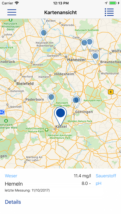 Screenshot #2 pour Gewässergüte Niedersachsen