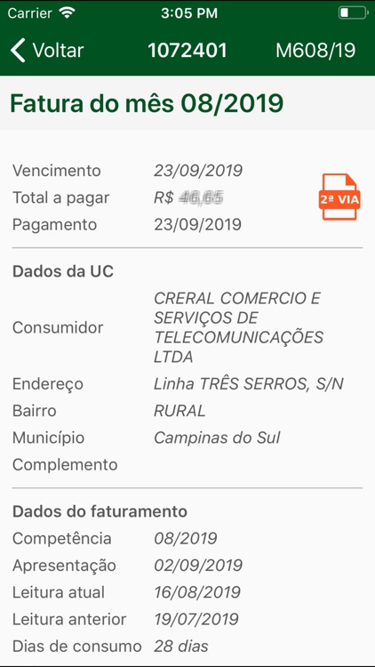 Creral Distribuição