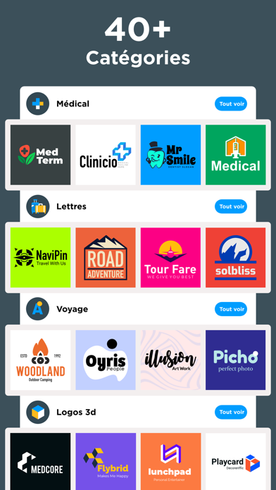 Screenshot #1 pour Logo Creator - Creer a Design