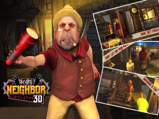 Scary Neighbor Simulator 3D iPad screenshot
