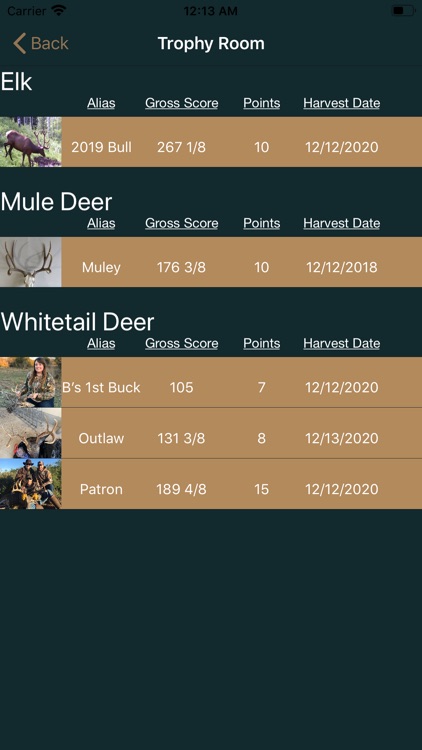 Stag Brag: Deer Scoring App