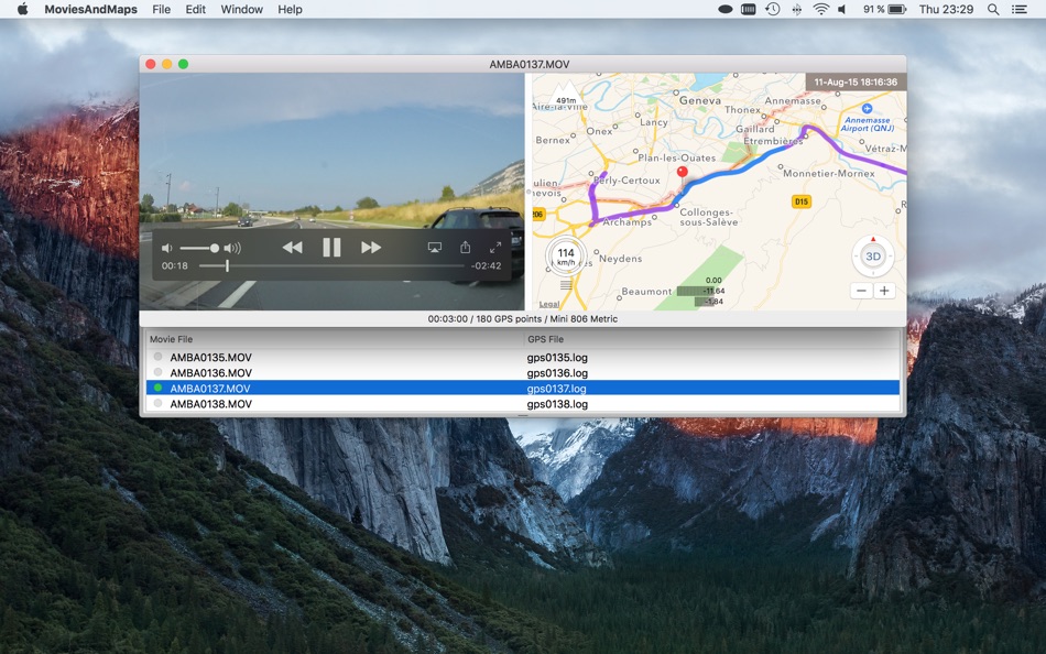 #3. Movies And Maps (macOS) 由: Jan Nutbroek
