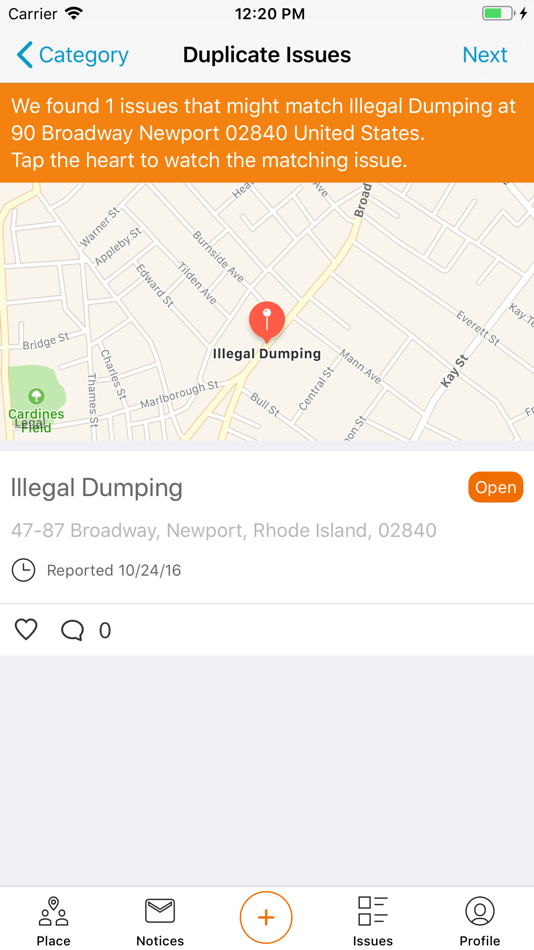 #5. Report It! Newport RI (iOS) Podle: City of Newport
