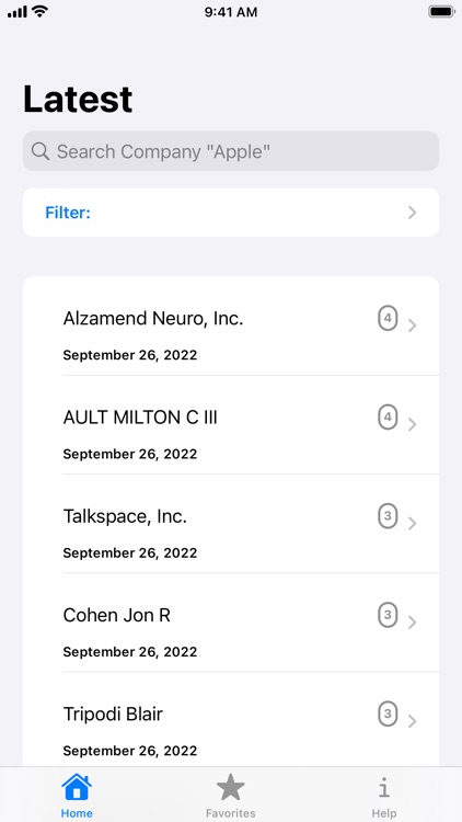 SEC Filings Explorer