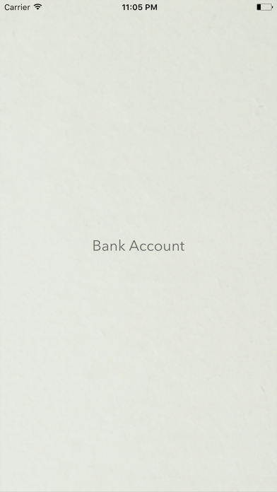 Screenshot #1 pour Bank Account