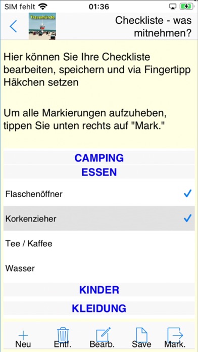 Travemünde Lübeck Urlaubs App Screenshot