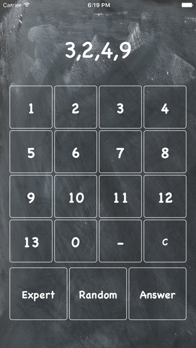 Screenshot #1 pour 24=? - 24 Game solver