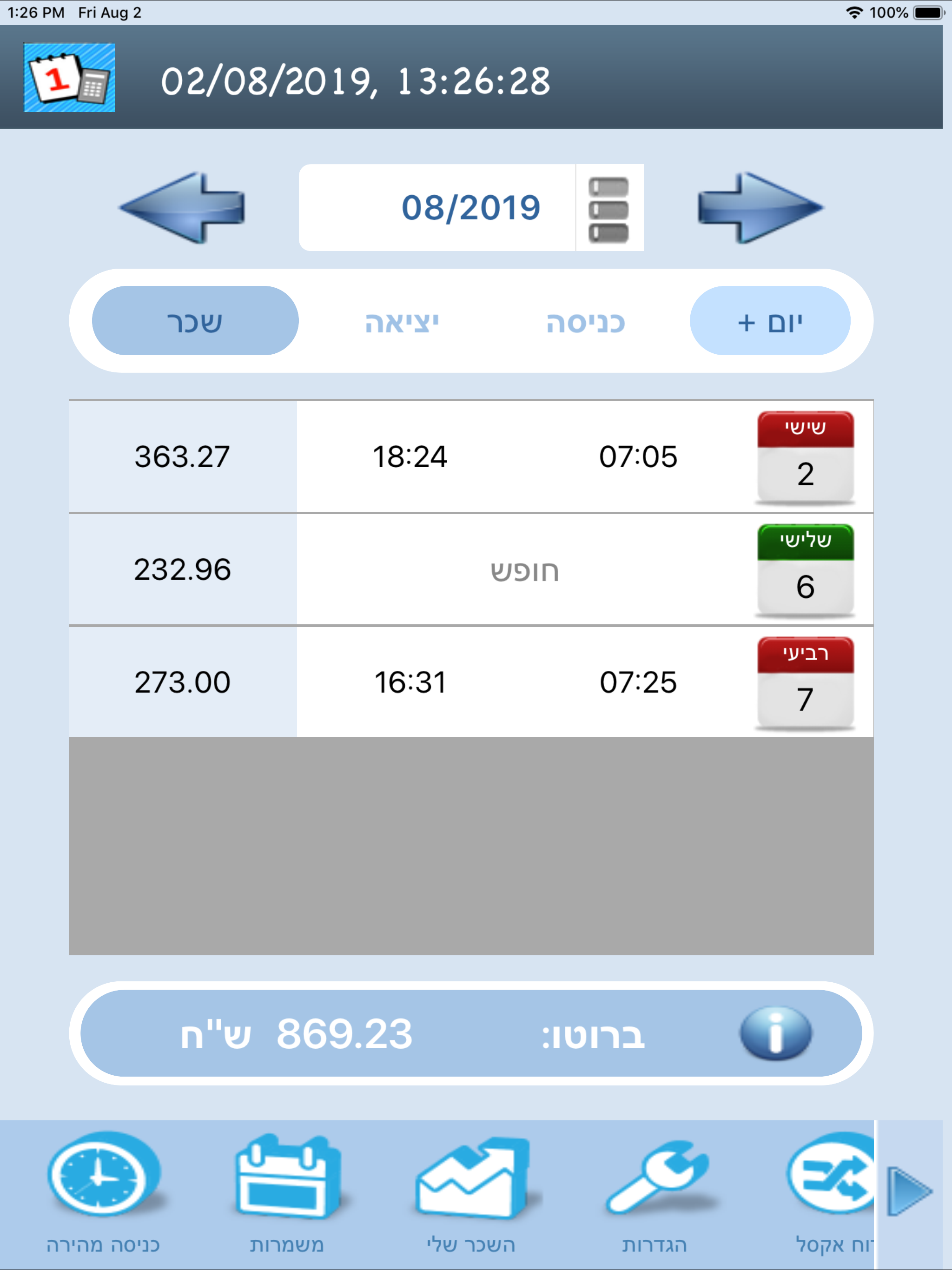 שכרניק - מחשבון שכר