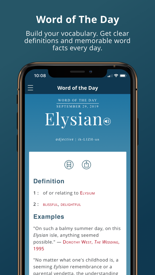 #3. Merriam-Webster Dictionary (iOS) 由: Merriam-Webster, Inc.