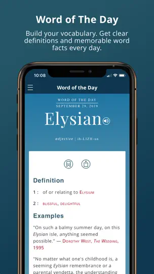 Merriam-Webster Dictionary iPhone-skjermbilde 3