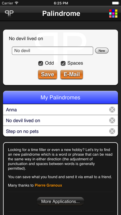 Screenshot #3 pour Palindrome