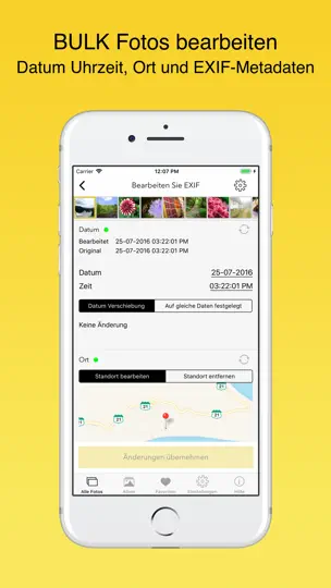 Screenshot von EXIF Viewer By Fluntro auf dem iPhone 2