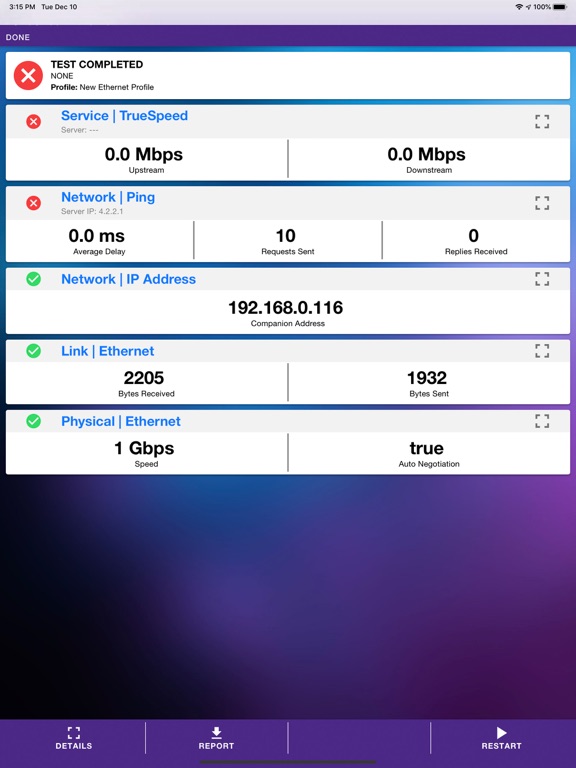 VIAVI Mobile Tech iPad screenshot 6 - Productivity app