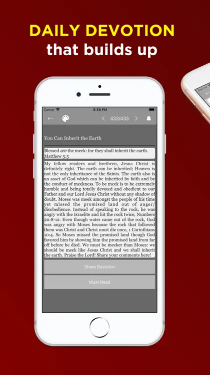 Screenshot 5 von 6 zu KJV Bible Offline - Audio KJV
