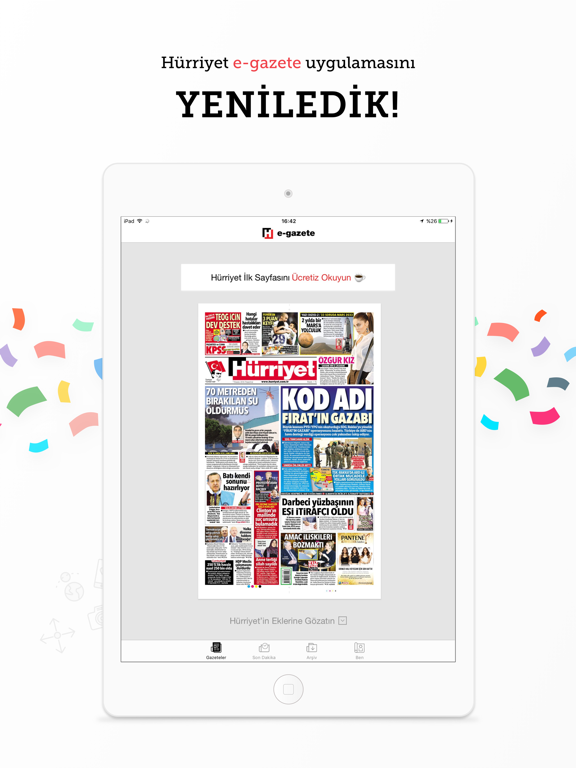 Screenshot #4 pour Hürriyet E-Gazete