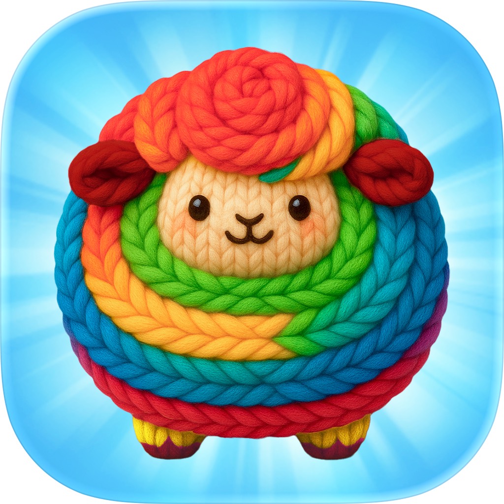 Apple App Store cover for Wool Out 3D - Knitting Games