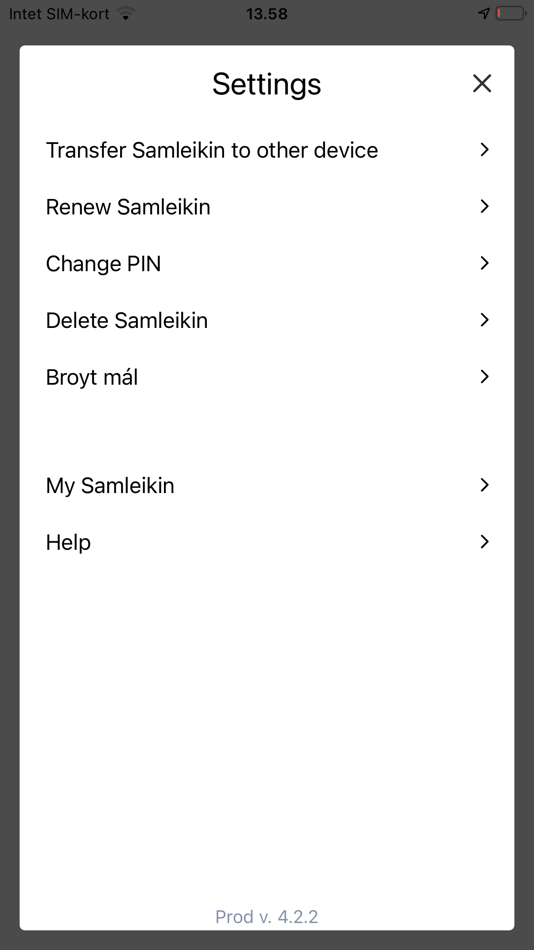 #5. Samleikin (iOS) 由: Gjaldstovan