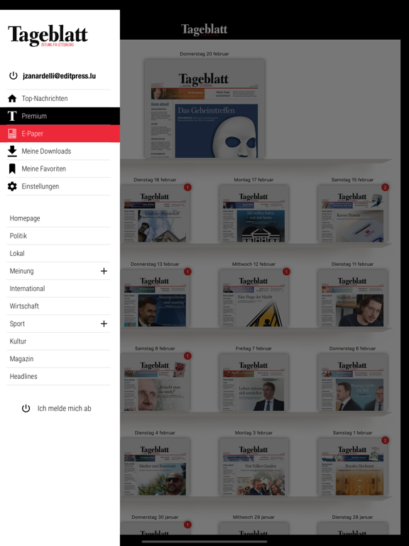 Screenshot #6 pour Tageblatt Mobile