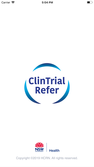 ClinTrial Refer App app screenshot