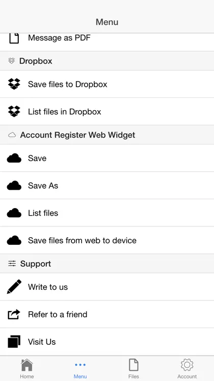 Screenshot 5 di 5 di Account Register