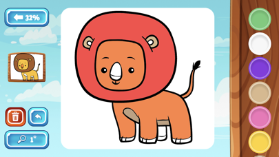 Kids coloring & book app Screenshot