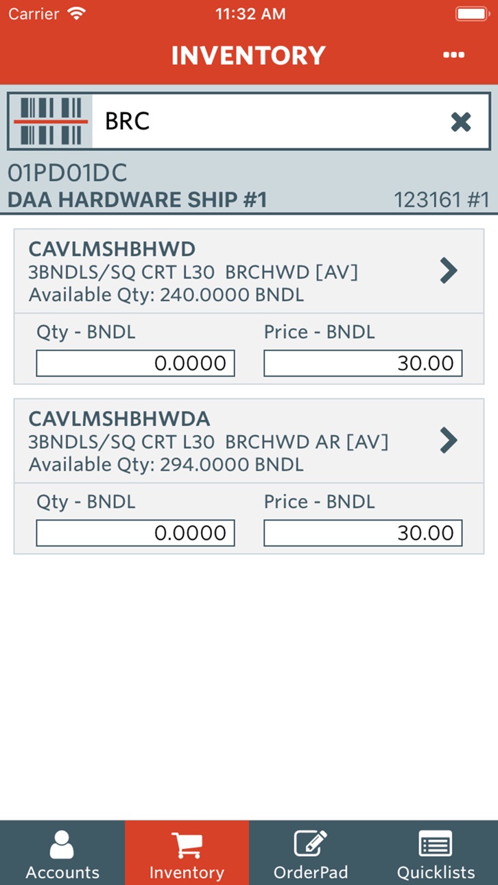iPhone screenshot