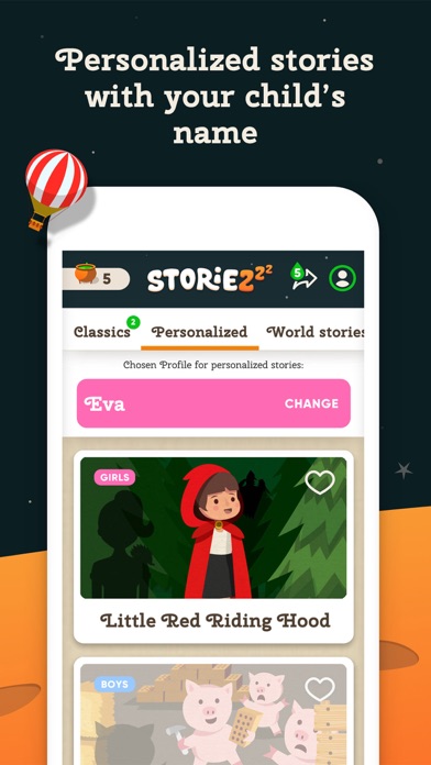 Storiezzz: Kids Fairy Tales Screenshot