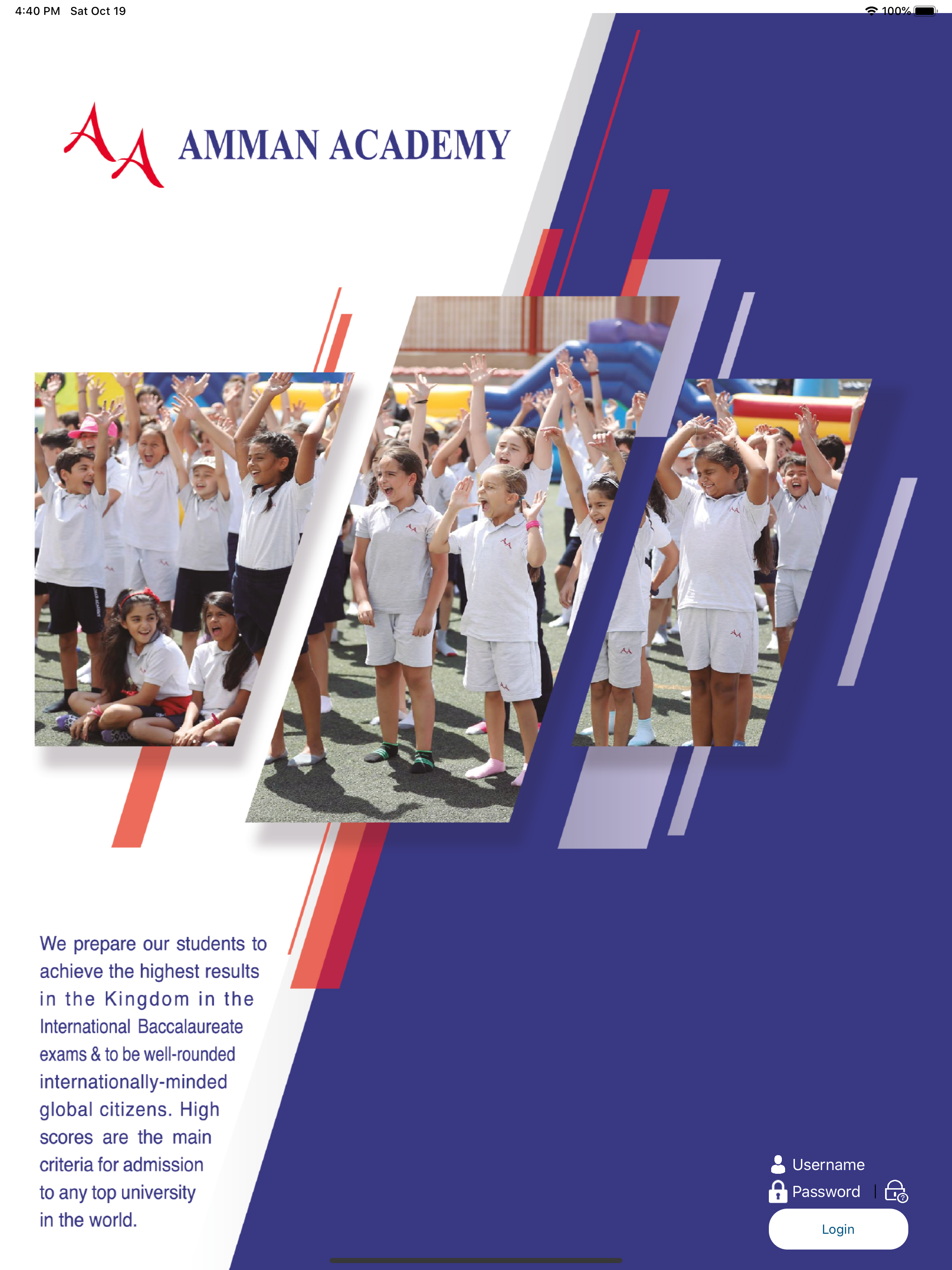 Amman Academy Parent Portal