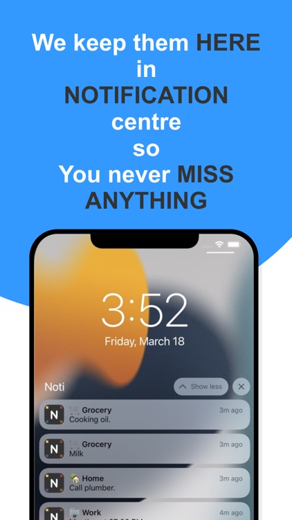 Noti - Notes in notifications