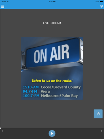 WWBC 1510 AM iPad screenshot 1 - Entertainment app