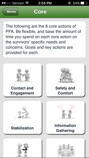 PFA Mobile iPhone Screenshot 2