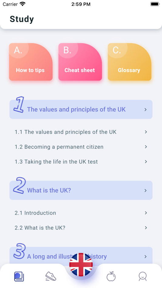 #6. Life in the UK test HUB (iOS) 由: Muhammad Hussain