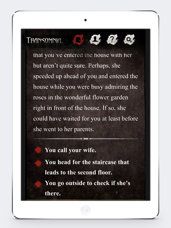 Transomnia Horror Gamebook screenshot 6