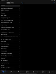ProPresenter Remote ipad bilder 0