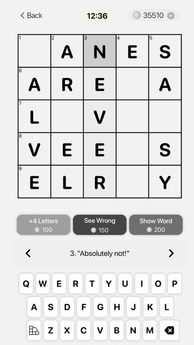 Screenshot #3 pour Classic Crossword Puzzles