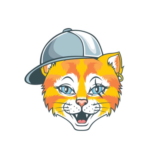 Kitten Rapper Stickers icon