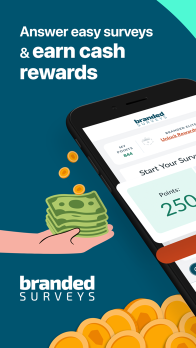 Branded Surveys: Paid rewards Screenshot