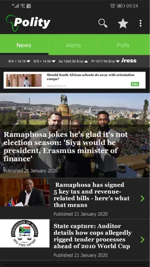 Creamer Media's Polity screenshot 1