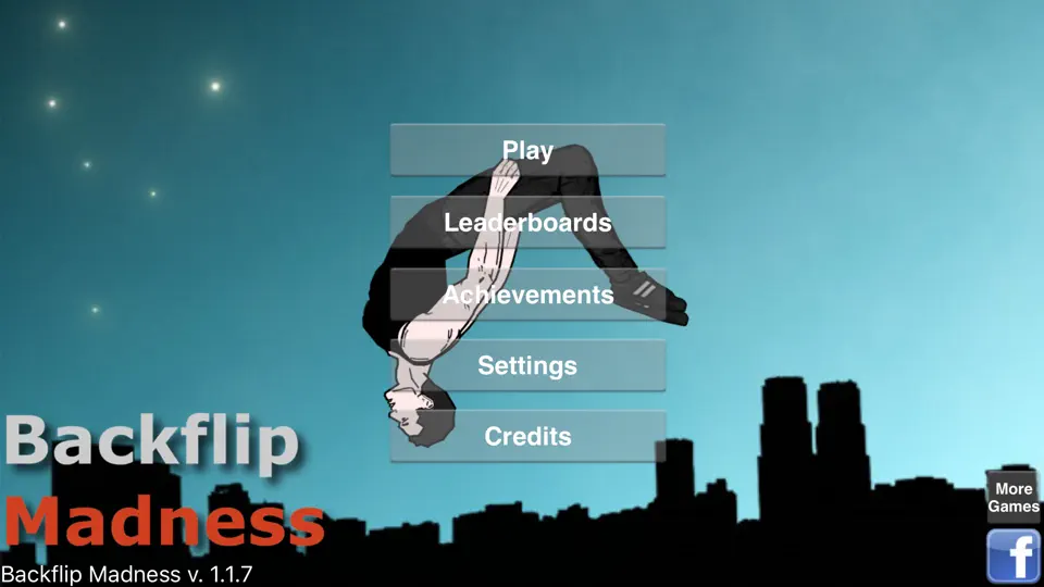 Скриншот Backflip Madness на iPhone 8
